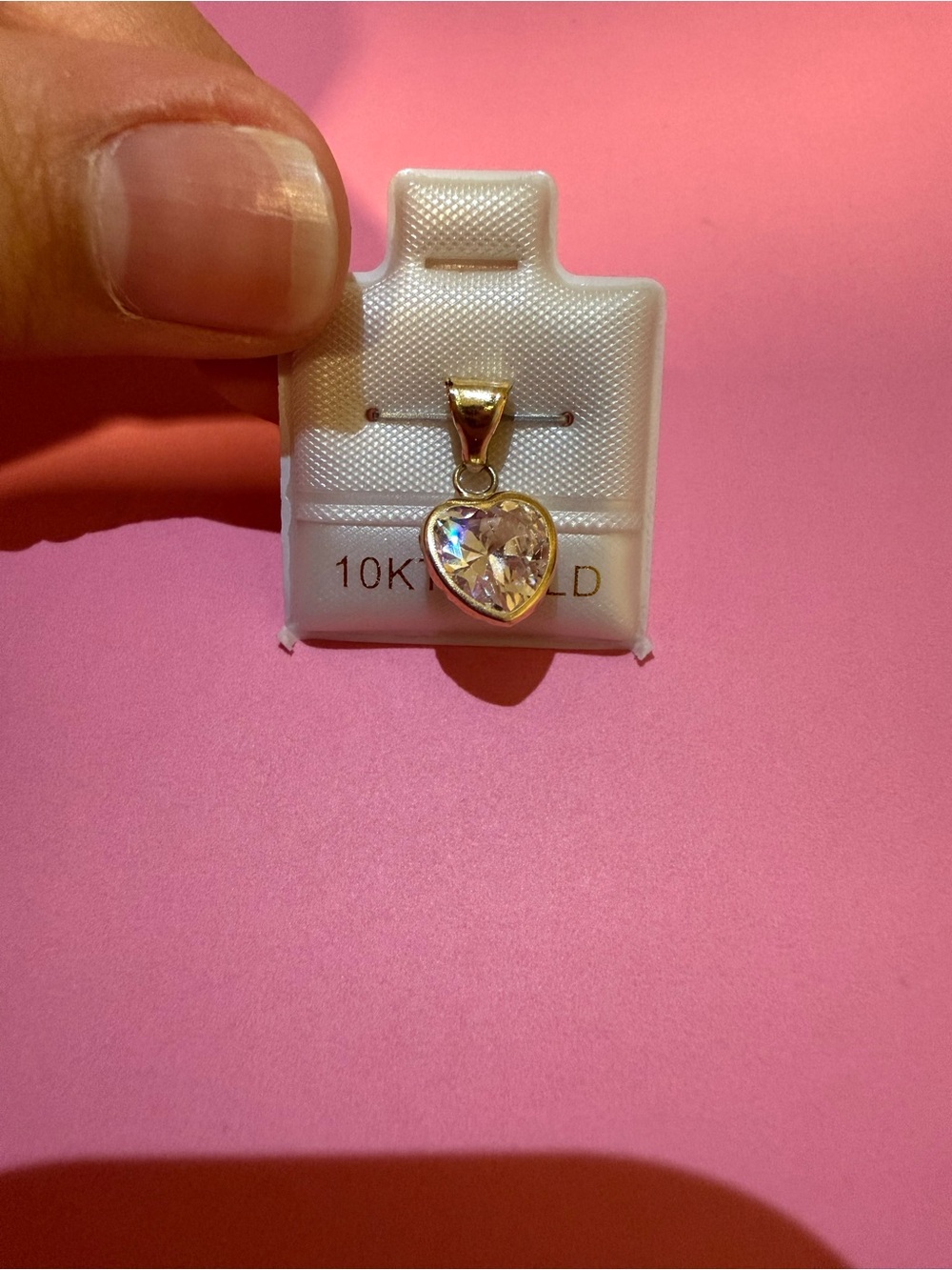10K Gold Heart Pendant